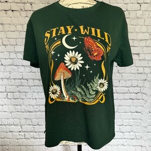 SOLD Maurices Forest Green Graphic Tee